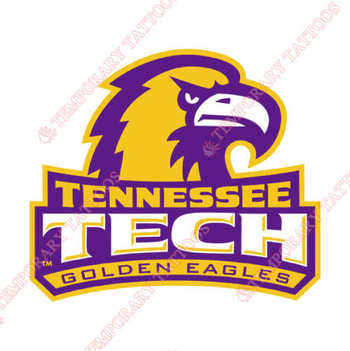 Tennessee Tech Golden Eagles Customize Temporary Tattoos Stickers NO.6461